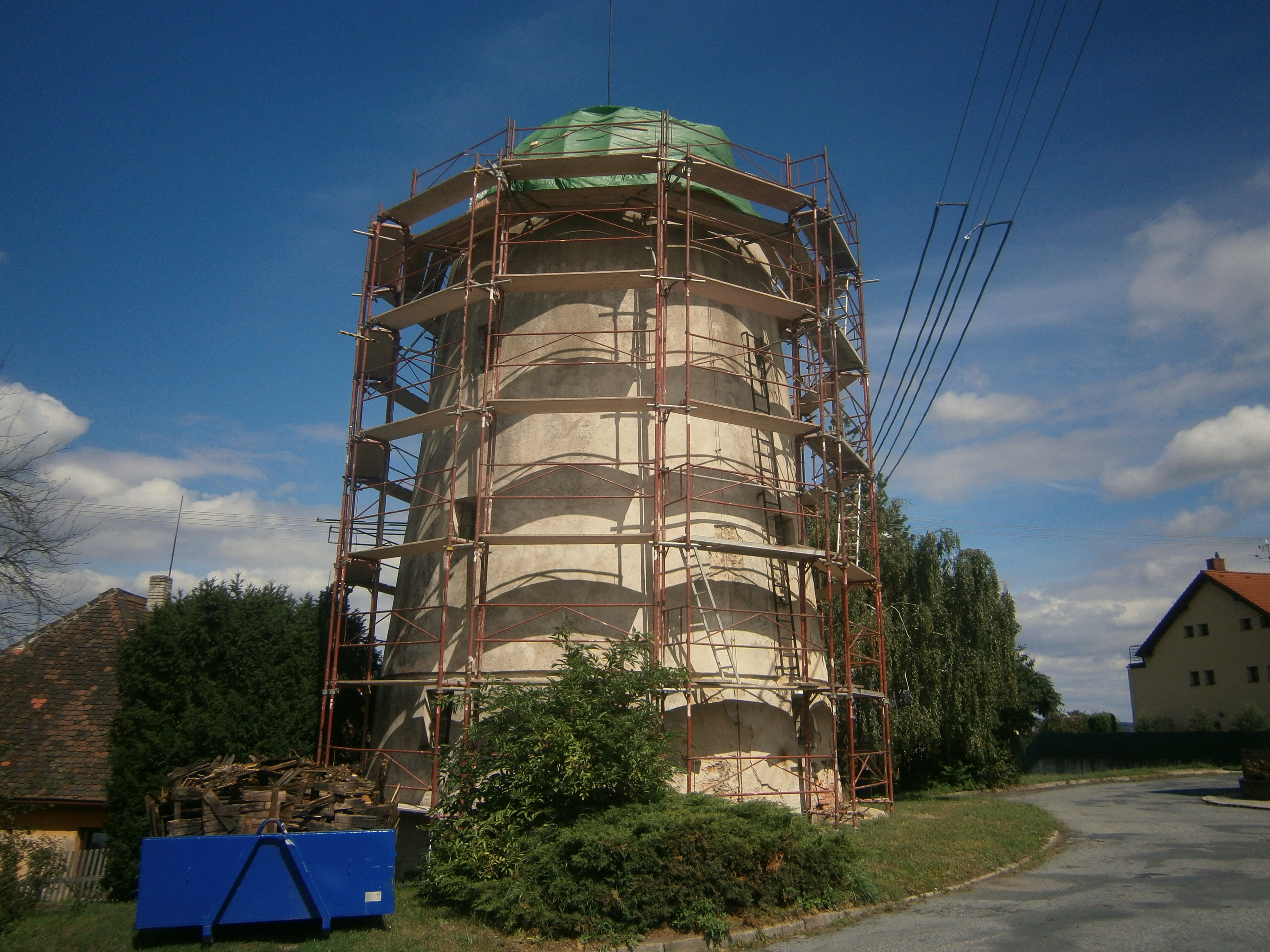 Oprava mlýna - srpen 2017.